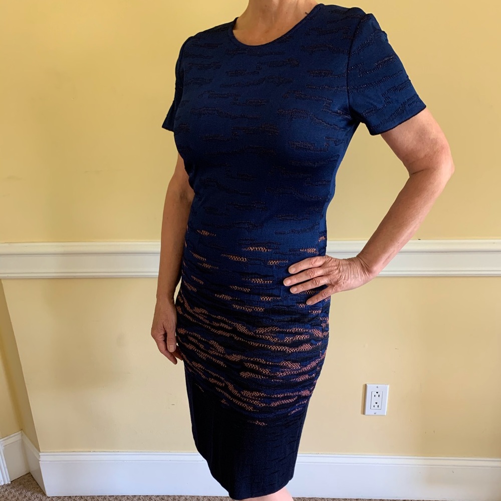 St. John textured knit dress